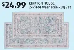 Aldi Kirkton house washable rug set offer