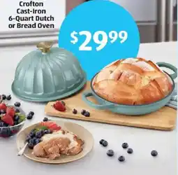 Aldi Crofton Cast-Iron 6-Quart Dutch or Bread Oven offer