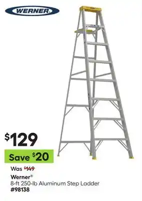 Lowe's 8-ft 250-lb Aluminum Step Ladder offer