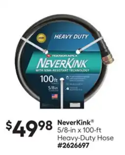Lowe's 5/8-in x 100-ft Heavy-Duty Hose offer