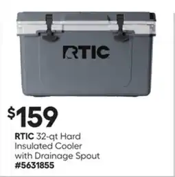 Lowe's RTIC 32-qt Hard Insulated Cooler with Drainage Spout offer