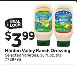 Stop&Shop Hidden Valley Ranch Dressing offer