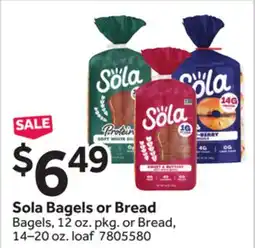 Stop&Shop Sola Bagels or Bread offer