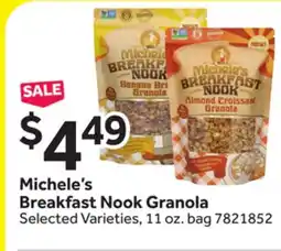 Stop&Shop Michele's Breakfast Nook Granola offer