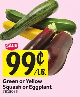 Stop&Shop Green or Yellow Squash or Eggplant offer