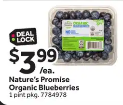 Stop&Shop Nature's Promise Organic Blueberries offer