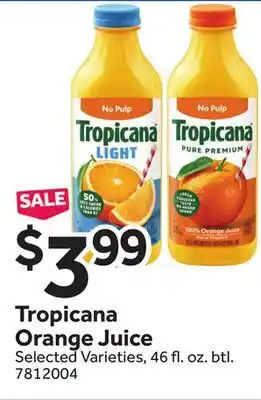 Stop&Shop Tropicana Orange Juice offer