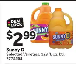 Stop&Shop Sunny D offer