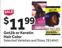 Stop&Shop Got2b Or Keratin Hair Color offer