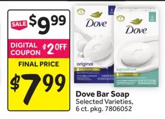 Stop&Shop Dove Bar Soap offer