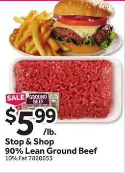 Stop&Shop Stop & Shop 90% Lean Ground Beef offer