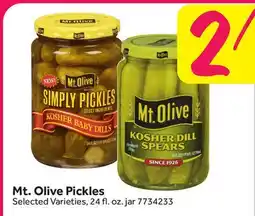 Stop&Shop Mt. Olive Pickles offer