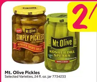Stop&Shop Mt. Olive Pickles offer