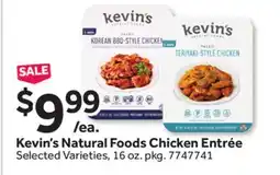 Stop&Shop Kevin's Natural Foods Chicken Entrée offer