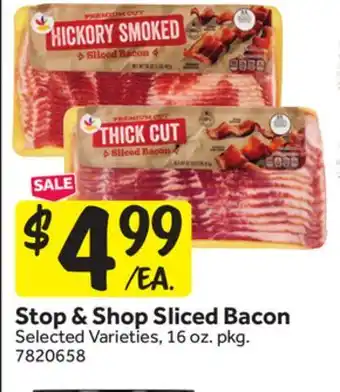 Stop&Shop Stop & Shop Sliced Bacon offer