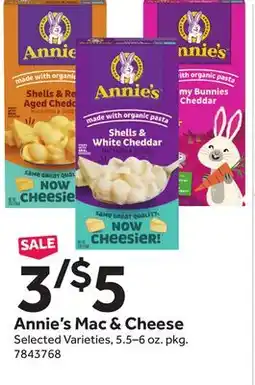Stop&Shop Annie's Mac & Cheese offer