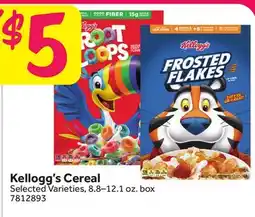 Stop&Shop Kellogg's Cereal offer