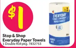 Stop&Shop Stop & Shop Everyday Paper Towels offer