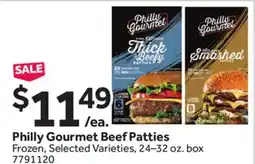 Stop&Shop Philly Gourmet Beef Patties offer