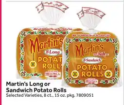 Stop&Shop Martin's Long or Sandwich Potato Rolls offer