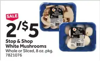 Stop&Shop Stop & Shop White Mushrooms offer
