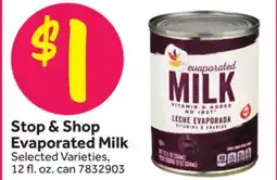 Stop&Shop Stop & Shop Evaporated Milk offer