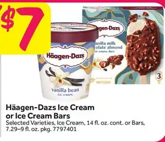 Stop&Shop Häagen-Dazs Ice Cream or Ice Cream Bars offer