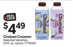 Stop&Shop Chobani Creamer offer