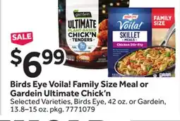 Stop&Shop Birds Eye Voila! Family Size Meal or Gardein Ultimate Chick'n offer