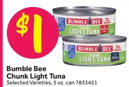 Stop&Shop Bumble Bee Chunk Light Tuna offer