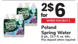 ACME Poland Spring Water offer