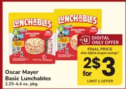 ACME Oscar Mayer Basic Lunchables offer