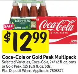 Stop&Shop Coca-Cola or Gold Peak Multipack offer