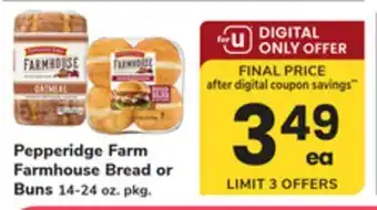 ACME Pepperidge Farm Farmhouse Bread or Buns offer