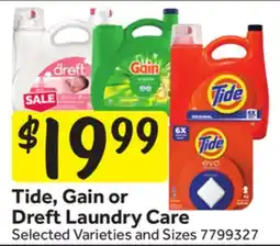 Stop&Shop Tide, Gain or Dreft Laundry Care offer