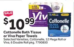 Stop&Shop Cottonelle Bath Tissue or Viva Paper Towels offer