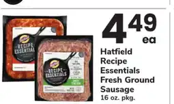ACME Hatfield Recipe Essentials Fresh Ground Sausage offer