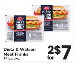 ACME Dietz & Watson Meat Franks offer