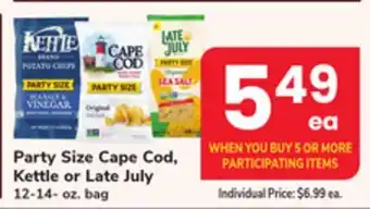 ACME Party Size Cape Cod, Kettle or Late July offer
