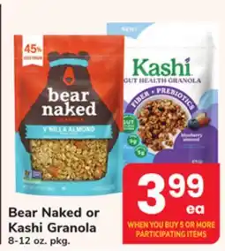 ACME Bear Naked or Kashi Granola offer