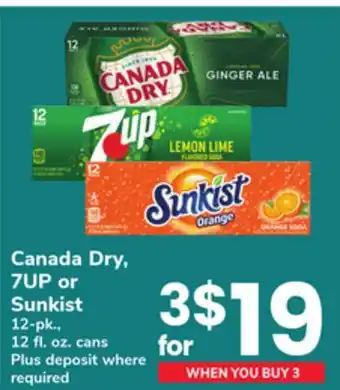 ACME Canada Dry, 7UP or Sunkist offer