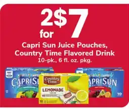 ACME Capri Sun Juice Pouches, Country Time Flavored Drink offer