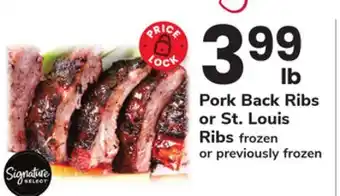 ACME Pork Back Ribs or St. Louis Ribs offer