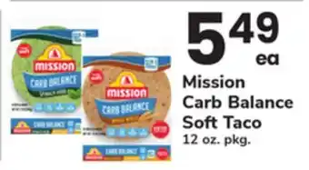 ACME Mission Carb Balance Soft Taco offer