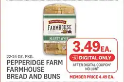 Kings Food Markets PEPPERIDGE FARM FARMHOUSE BREAD AND BUNS offer