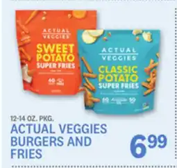Kings Food Markets ACTUAL VEGGIES BURGERS AND FRIES offer