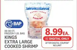 Kings Food Markets KINGS EXTRA LARGE COOKED SHRIMP offer