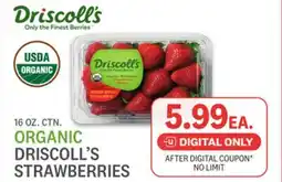 Kings Food Markets ORGANIC DRISCOLL'S STRAWBERRIES offer