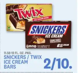 Kings Food Markets SNICKERS / TWIX ICE CREAM BARS offer