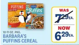 Kings Food Markets BARBARA'S PUFFINS CEREAL offer